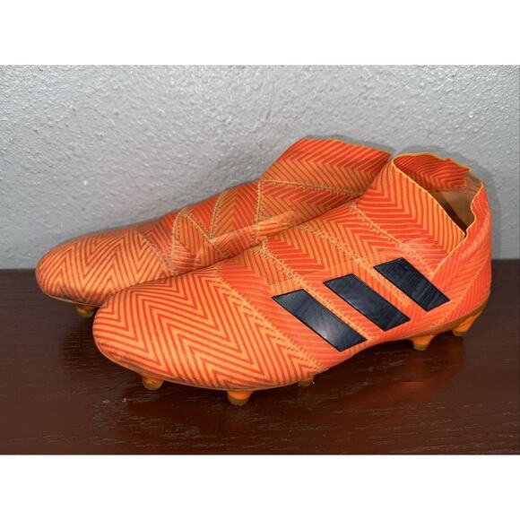 Adidas Nemeziz 18+ FG SAMPLE DA9589 Orange Cleats Men’s Sz 10.5 Football/Soccer main image 5